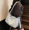 Bolso de Lona para Mujer 2025 Nuevo Versátil Moderno Ligero para Viaje Bolso Cruzado Casual de Gran Capacidad de un Solo Hombro para Axila
