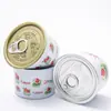 Lata Redonda de Alimentos D65*48.5mm para Salsa de Tomate, Avena Instantánea, Empaque de Comida para Mascotas, Lata de Dos Piezas