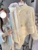 Suéter de Punto Floral Tridimensional de Cuello Alto Estilo Francés 2025 Otoño e Invierno Nuevo Diseño Suéter Irregular Pullover para Mujer