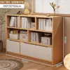 Novo Armário à Prova de Poeira para Venda por Atacado Prateleira de Armazenamento no Chão Sala de Estar Armário com Prateleiras de Armazenamento Multicamadas Estante de Livros para Casa Armário de Grade Simples