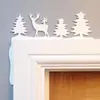 Decoración de Pared Navideña Nueva para Amazon Transfronterizo Colgante de Puerta Esquina de Puerta Jesús de Navidad Llegó a Casa Decoración