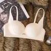 Sujetador Lift-Up de Copa Palma para Mujer Sin Aros, Realce Pequeño de Busto, Media Copa, Recogida Lateral del Seno, Anticaída, Sujetador Push-Up