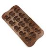 Molde de silicone faça você mesmo 15 moldes de chocolate para bolos, pudim de gelo e gelatina, desenho animado, pato amarelo