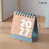2027 Novo Ano Calendário Ano do Carneiro Mini Portátil Calendário de Mesa Estilo Ins Simples Moderno