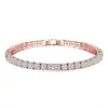 Pulsera Más Vendida Estilo Europeo y Americano Cobre Puro Modelo Nuevo con Circonita y Diamante Microincrustado Estilo Minimalista