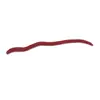 Exportação de comércio exterior simulação de inseto modelo de pesca equipamento de pesca TPR molusco de borracha macia falso 8cm minhoca falsa vermelho worm toy