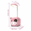 Lámpara de Mesa Plegable LED de Oso Animal de Dibujos Animados, Luz Nocturna Recargable para Protección Ocular al Estudiar, Regalo para Niños con Logo Personalizado