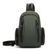 Mochila de Moda Estilo Coreano para Hombre, Bolso de Pecho Deportivo Moderno, Mochila de Hombro de Gran Capacidad de Viaje al Aire Libre de Gama Alta para Hombre