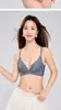 Renda Francesa Lindo Costas Sutiã Feminino Sem Fio Push-up Coleta Laterais Boobs Roupa Íntima Sem Costura Fecho Frontal Sexy Tiras Cruzadas Finos