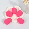 Esponja de Maquiagem Dupla Face Úmida e Seca Que Não Absorve Pó, Expande Quando Molhada, Formato de Gota d'Água, Esponja de Maquiagem Três-Cortes, Atacado do Fabricante