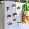 3DCT112 Pegatina Magnética de Hongo 3D para Refrigerador Decoración de Refrigerador para el Hogar Pegatina Magnética Adorno de Hongo Colorido