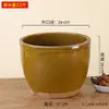 Tanques de Água Tradicionais para Jardim para Paisagismo, Vasos de Lótus e Lírios d'Água, Vasos Cerâmicos para Exterior, Vasos Rurais Grandes, Aquários de Cerâmica