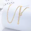 Colar de Nariz de Porco em Prata 925, Joia de Nicho de Luxo Leve para Mulheres, Corrente de Clavícula de Alta Qualidade, Corrente para Suéter, Corrente Lisa, Presente de Aniversário