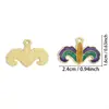 Accesorios para Joyería DIY Cruzados Venta al por Mayor Serie Baile de Carnaval Colgante de Aceite Goteado Collar Llavero Colgante de Aleación