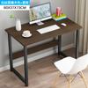 Mesa de Computador Mesa de Desktop Casa Quarto Moderno Simples Para Uma Pessoa Simples Mesa de Escritório Multifuncional Aço Madeira Mesa de Escrita