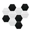 Pegatinas de Pared de Paneles Acústicos, Paneles Acústicos Decorativos para Oficinas, Salas de Música en Casa, Estudios de Grabación, Pegatinas de Pared Absorbentes de Sonido