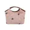 Bolsas de Mano Pequeñas al por Mayor Estilo Coreano Literarias y Frescas para Mujer Otoño 2025 Nuevas Bolsas de Cuadros Bolsas de Mamá Bordadas