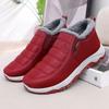 Zapatos slip-on gruesos forrados de vellón de invierno para hombres y mujeres mayores mismo estilo zapatos para caminar para zapatos de tela del Viejo Beijing zapatos acolchados de algodón para hombre botas de nieve