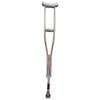 Ventas Directas de Fábrica de Muletas Dobles de Acero Inoxidable para Ancianos, Muletas Médicas Axilares, Muletas Antideslizantes de Resorte, Muletas Ajustables de Aleación de Aluminio