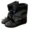 Botas Curtas Vazadas Retrô com Laço para Aumentar a Altura Femininas Outono/Inverno 2026 Sapatos Femininos Moda Ballet