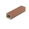 Productos de fábrica de origen madera ecológica cuadrada 50*40 madera plástico panel divisor techo porche madera ecológica cuadrada madera