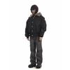 Comercio Exterior Nicho Estilo Retro Estéreo Plisado Gris Táctico Cortavientos Nylon Montañismo al Aire Libre Pantalones Casuales