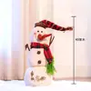 Decoração de Natal Boneco de Neve Rena de Natal Brilhante Cenário para Shopping Center Lobby de Hotel Enfeites Decorativos Grandes de Natal
