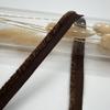 Cinturón de felpa de 1 cm para mujer, cuerda enrollable con borde para almohada, textil para el hogar, borde de cojín, tira de dientes cubierta, inserto de piel, tira de lana, accesorios
