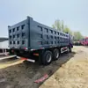 Exportado para a África Caminhão Basculante Howo Usado, Caminhão de Oito Rodas (Quatro na Frente e Oito Atrás), Pneus Novos para Terraplanagem, Caçambas Novas
