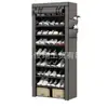 Estante para Zapatos Cubierta Antipolvo Estante Multicapa Armario Cubierta de Tela con Puerta Simple Almacenamiento Zapatero Doméstico Interior Económico Almacenamiento Zapatero