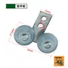 Poleas para puerta corrediza de armario, ruedas para puerta de cocina de muebles, ruedas superiores e inferiores para puertas y ventanas antiguas, ruedas colgantes, accesorios de riel