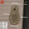 Chengyu novo estilo chinês gaveta de cobre cobre alça de porta de armário de guarda-roupa pingente dragão e fênix único furo tag pequena alça