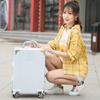 Maleta de regalo rueda universal 20 pulgadas equipaje hombres y mujeres 24 pulgadas equipaje de viaje embarque caja con contraseña una generación de cabello