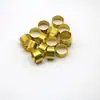 Ferramenta DIY Costura Doméstica Dedal de Cobre de Ferro Dourado Caixa de Agulhas Acessórios Dedal de Pressão Agulha Costura Doméstica Aro