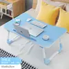 Mesa plegable para cama dormitorio escritorio para portátil escritorio para estudiante universitario artefacto de dormitorio mesa pequeña mesa de comedor perezosa