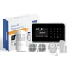 Sistema de alarme wifi/gsm/4G e alarme antifurto doméstico suporta 99 + detectores SOS sem fio