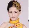 Flor de Cabeza de Xishuangbanna Nuevo Estilo Étnico Performance Étnico Venta al por Mayor Escenario de Danza Clásica Performance de Baile Mujeres Modernas