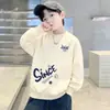 Moletom infantil para primavera e outono 2026 nova moda de outono, top estiloso para crianças, adequado para meninos mais velhos, com forro de fleece para o inverno