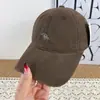 Gorra de Béisbol con Visera de Pato Bordada con Letras Simples de Otoño, Nueva Gorra de Béisbol de Ala Ancha para Mujer, Sombrero de Sol de Copa Suave Estilo Coreano para Cabeza Grande