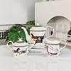 Juego de Café Aijia Matu de 15 Piezas Moda Retro Té de la Tarde Británico Juego de Té Taza y Platillo Tetera Jarra de Leche Azucarero