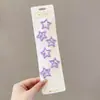Pinza Lateral de Color Caramelo Y2K Estilo Millennial Dopamina para Mujer, Pasador de Verano para Flequillo, Pinza para el Pelo Lateral