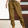 Ebay cross-border supply desejo popular feminino casual cor sólida com cadarço versátil moda macacão