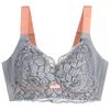 Sujetador de encaje romántico de látex con pecho grande, copa pequeña y fina, ropa interior sexy de copa grande, ajustable, talla grande