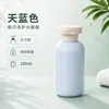 Botellas rellenables de viaje, botellas vacías portátiles con tapa abatible para guardar artículos de tocador, cosméticos, champú, gel de ducha, botellas rellenables