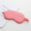 En stock mascarilla de ojos unisex de imitación seda de alta gama, de doble cara, bloquea la luz, no presiona los ojos, para dormir, elástica, para viajes, descanso para comer, dormir