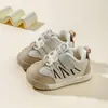 Sapatos de Bebê Jingqi com Forro de Lã para Crianças Pequenas Meninos Outono e Inverno Novos Sapatos Meninas Antiderrapantes Dois-Algodão Sapatos Funcionais Sapatos Esportivos