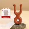 Pente de Massagem de Sândalo com Furos, Pente de Madeira Sapo, Coçador de Nariz, Pente de Massagem de Sândalo, Pente com Cabeça de Bola, LOGO Gravado
