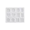 Molde de silicona para resina epoxi de gota de cristal DIY, joyería, horquilla para el cabello, accesorios para el cabello, horquilla hecha a mano, joyería, molde de silicona, producción de personalidad