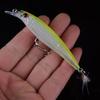 Isca Luya 9cm 7G Minolua Isca Gancho de Cauda com Pena Plástico Isca Dura Isca Artificial