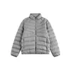 Nanxia Disfraz Nueva Chaqueta de Plumón Ligera de Costilla de Pato Blanco para Invierno Tendencia Pareja Cálida Versátil Abrigo con Cuello Alto